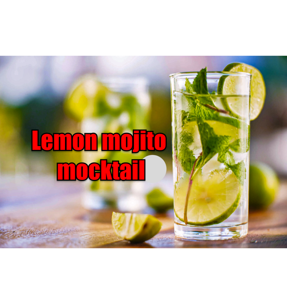 lemon mojito mocktail