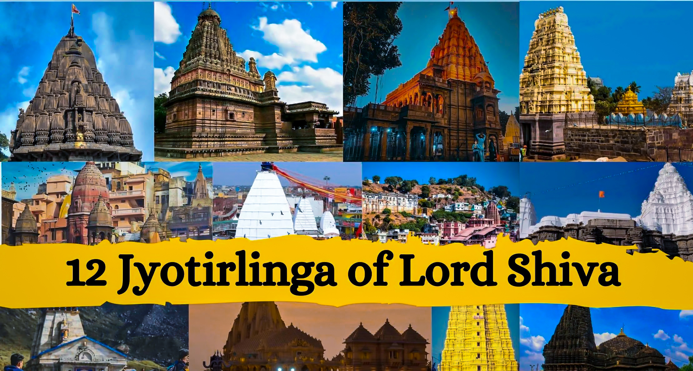 12 Jyotirlingas in India