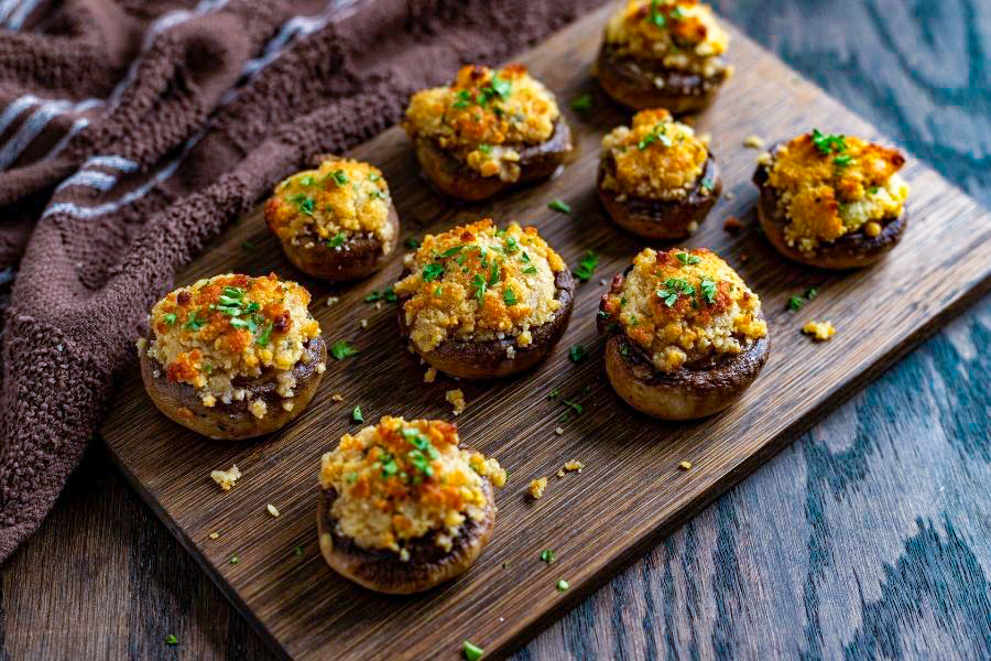 Stuffed Mushrooms Recipe | Make 9 Easy Steps.