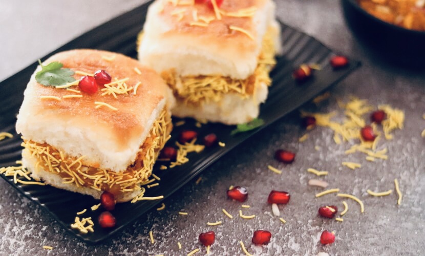 Dabeli is a popular Indian street food 