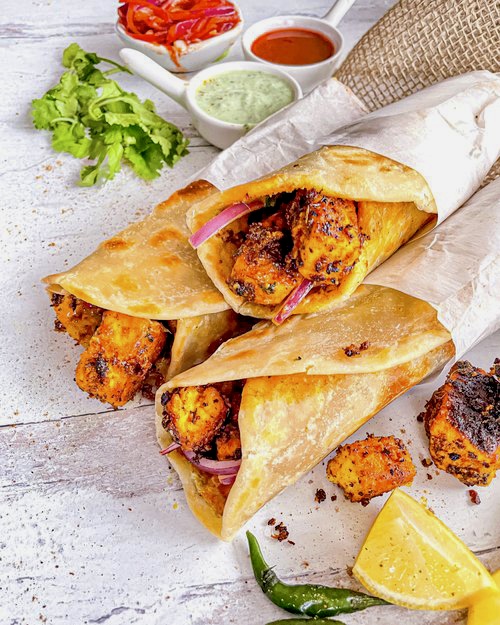 Paneer Wrap Recipe