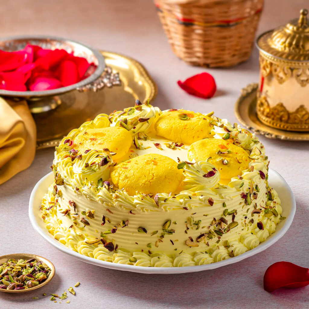 Make Eggless Ras Malai cake in 5 steps: