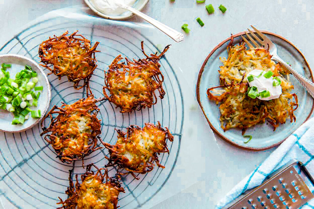 potato pancake and Veg potato jeon