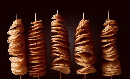 Materials and Ingredients Of Potato Spiral: