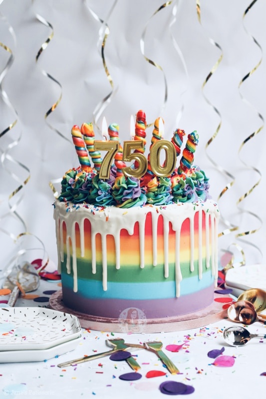 Rainbow cake Recipe