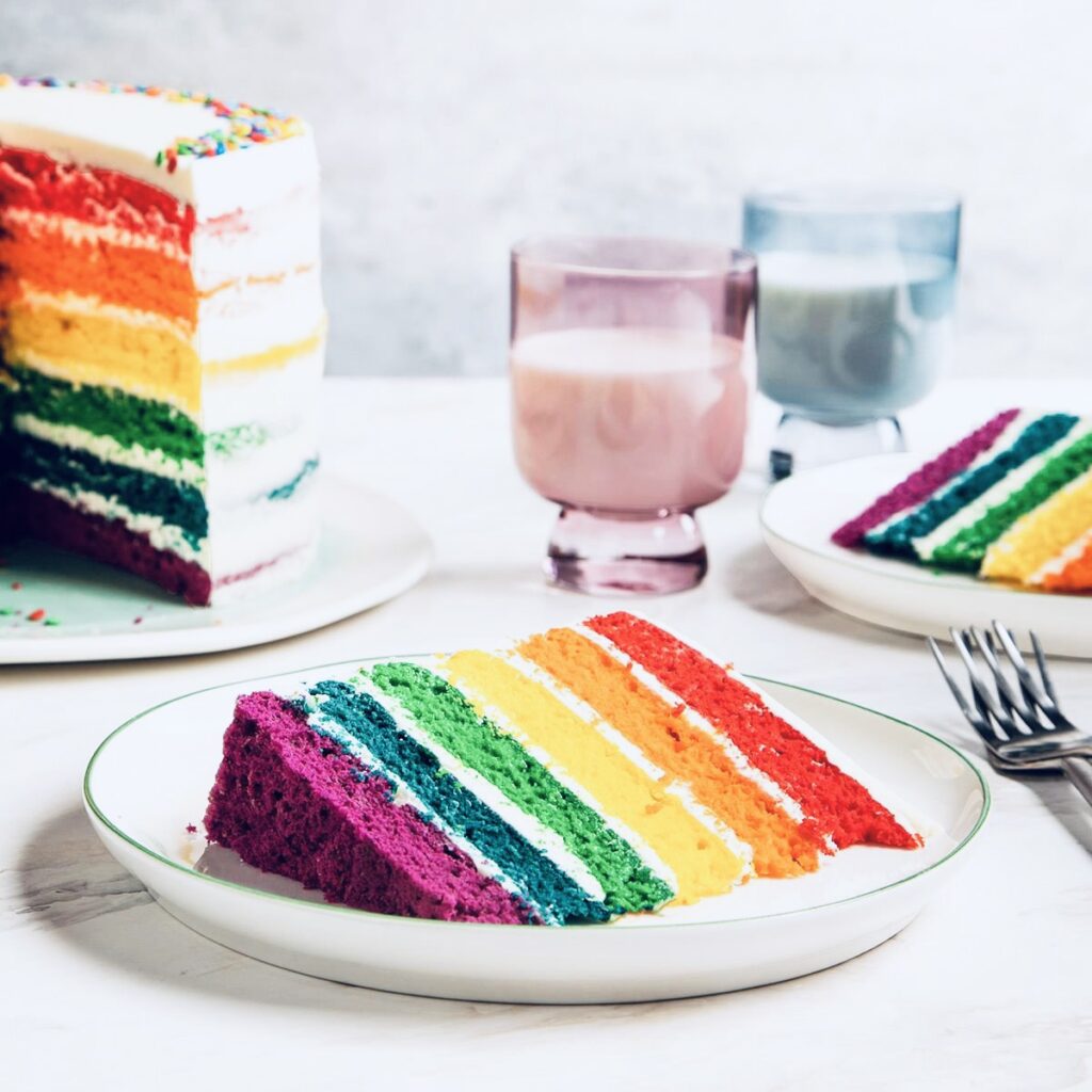 Rainbow cake Recipe