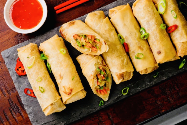 Step By Step Instructions Of Spring Rolls Recipe: