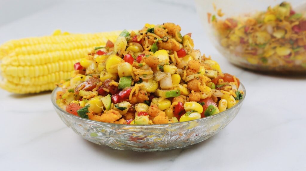 Corn Chaat Recipe | Just In 6 Easy Steps.