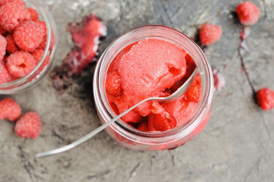 Raspberry sorbet Recipe | Just In 7 Easy Steps.