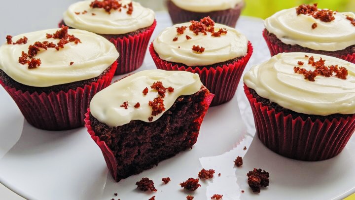 Red Velvet Cupcakes Recipe | Just In 4 Easy Steps.