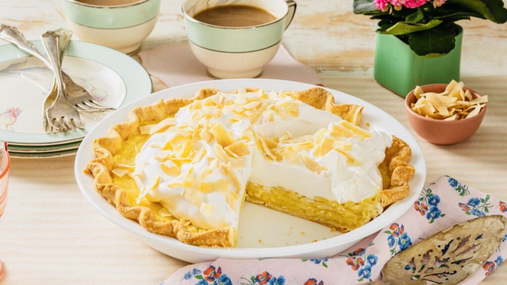 Coconut Cream Pie Recipe | Just In 8 Easy Steps.