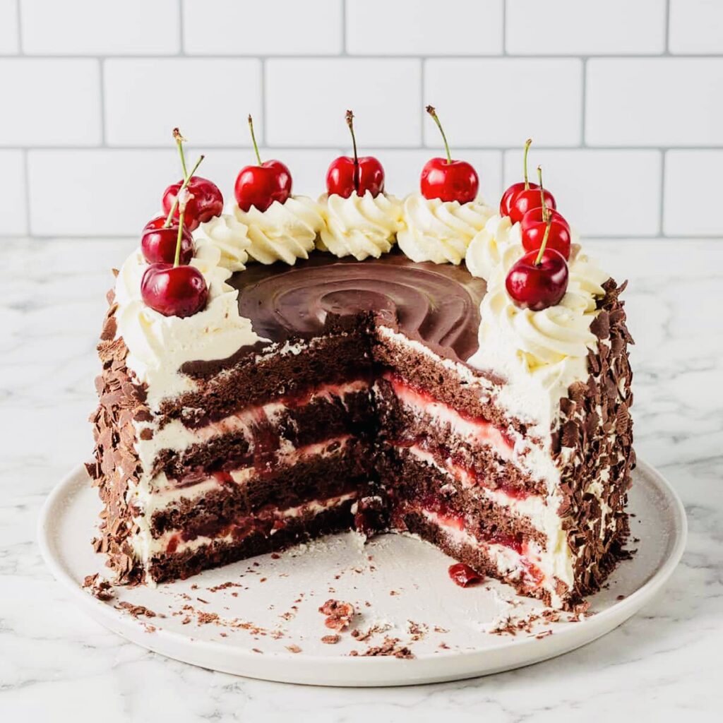 Black Forest Cake Recipe 