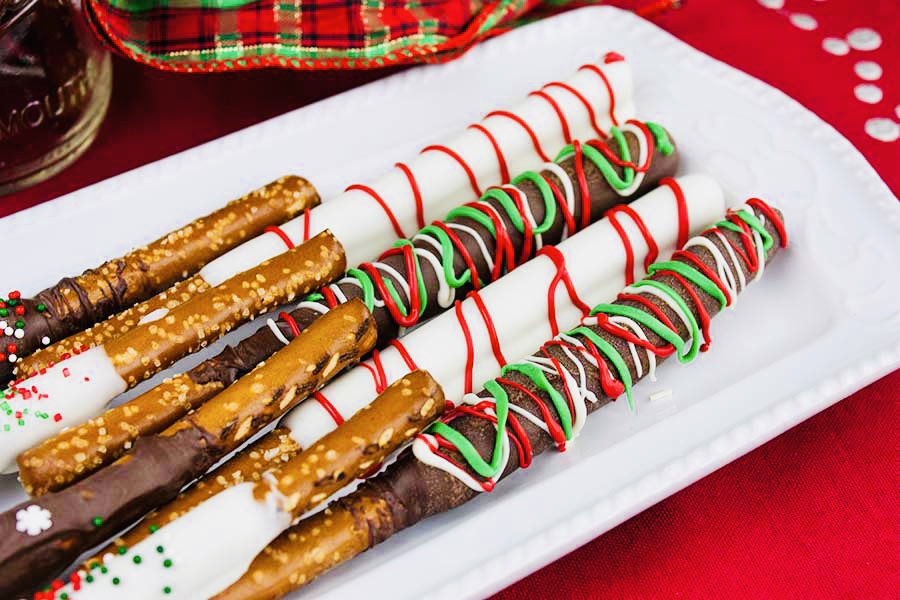 Chocolate-Dipped Pretzels Hd Images By Neewszzers