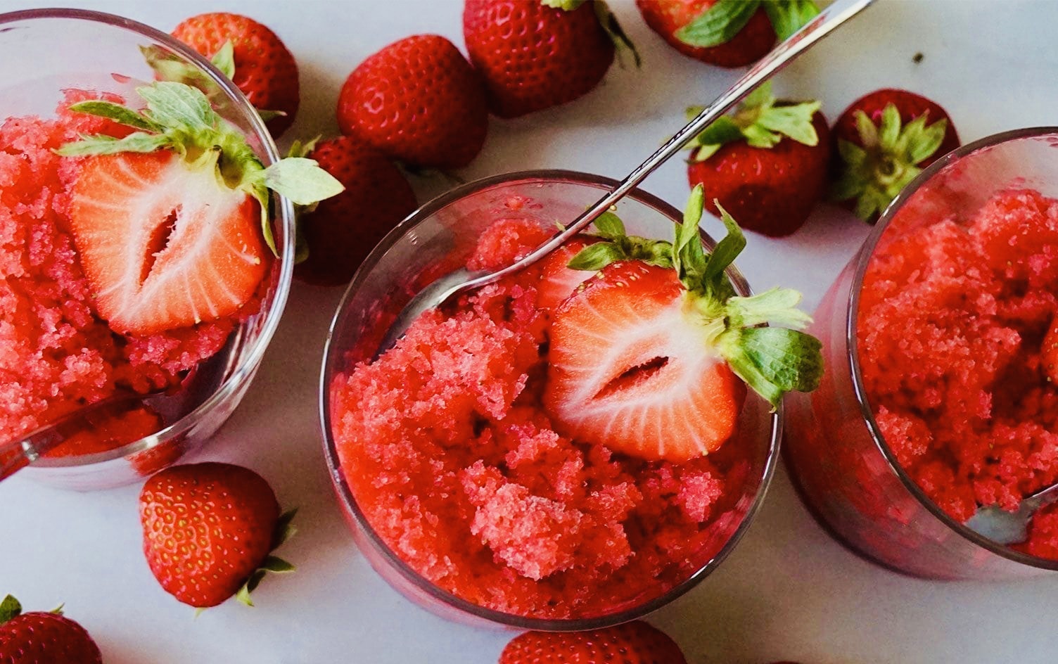 Strawberry Granita Recipe | Just In 8 Easy Steps.